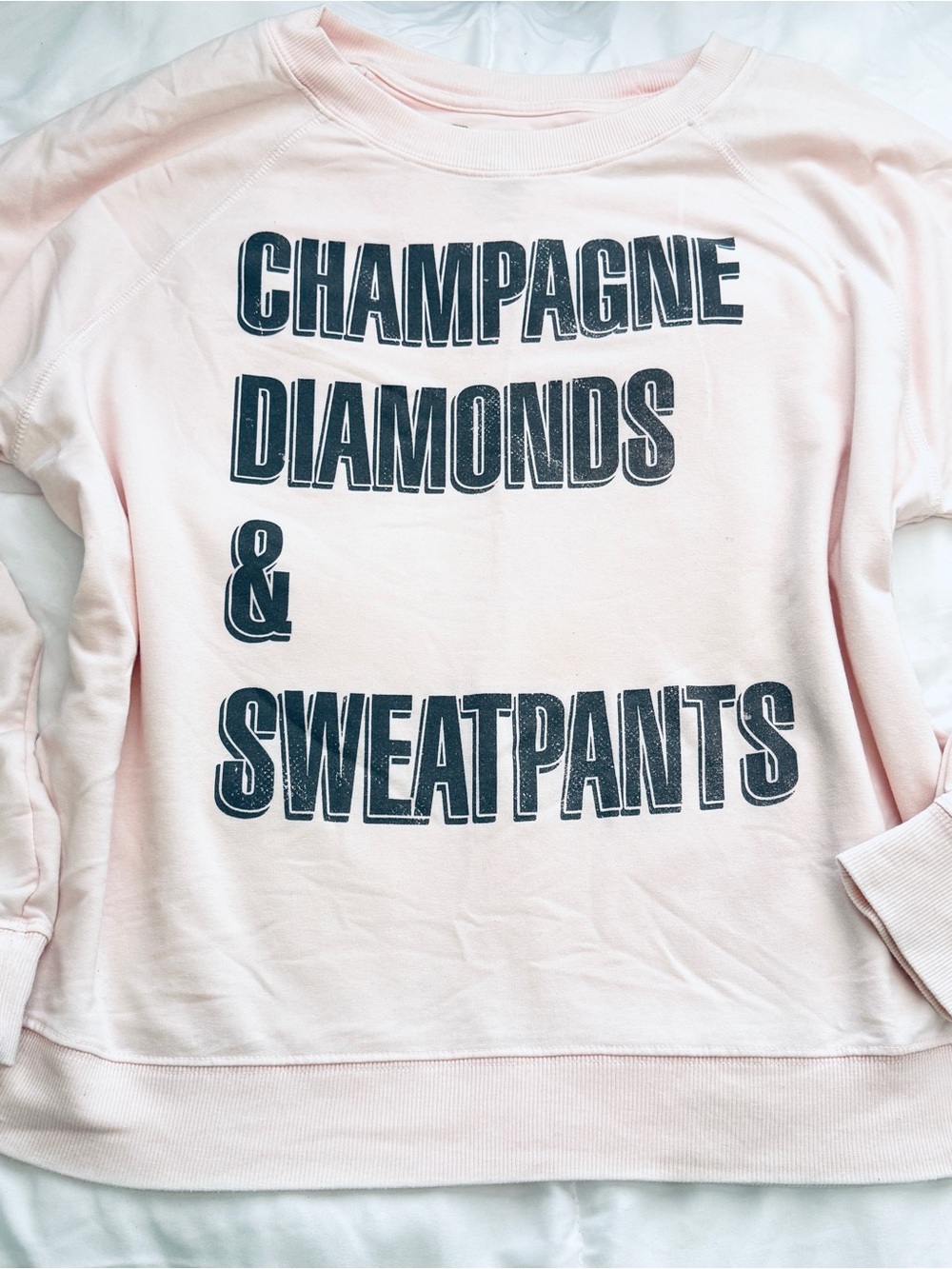 Karma Light Pink Graphic Logo Tee